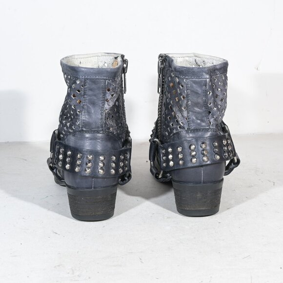 Very Volatile Los Angeles Ankle Harness Boots in Grey Black - 7.5 - Picture 4 of 8